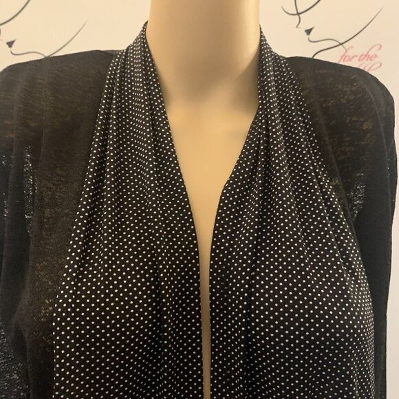 Variations. Size Medium. Stretch Light Weight Cardigan. Open Front. B59. - Picture 2 of 6